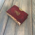 Antique 1870 Leather & Gilded German First Communion Confession Prayer Book (ST)