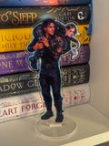 acrylic figures - Xaden Riorson  and Violet Sorrengail  -  Fourth wing
