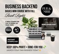 Mini Business Course, Business Plan, Digital Marketing, DFY Digital Products, PLR, MRR Digital Products, Master Resell Rights,Canva Template