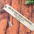 Steel Personalized Bookmark, Retirement, Anniversary,  Custom Engraved, Book Lover Gift, Wedding favor, Book worm, Book club, Birthday