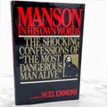 Manson in His Own Words by Charles Manson & Neul Emmons [FIRST EDITION]  1986 • Hardcover • True Crime • MINT