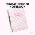 Sunday School Spiral Notebook - Cute Pastel Planner, School Supplies, Gift for Students, Journaling, Faith-Based Stationery