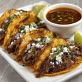 Birria Beef Tacos With Consommé Dip – Viral Recipe, Mexican Birria Tacos, Cheesy Street Tacos, Fiesta Dinner Recipe, Birria Beef Recipe