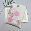 Embroidery Name Book Sleeve, Padded Book Cover, Book Accessories, Book Bag, Book & Kindle Accessories, Bookish Gifts for Readers