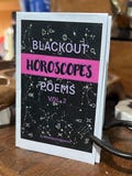 Horoscope Blackout Poems VOL. 2 digital zine