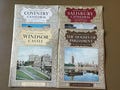 History and Treasures of Windsor Castle, Houses of Parliament, Salisbury Cathedral, & Coventry Cathedral. England History. British Souvenir.