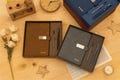 Personalized Leather Notebook Set,Custom Leather Journal ,Personalised A5 Vegan Leather Notebook,Initial Notebook Gifts,Personalized journal