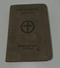 1918 Copyright New Testament Douay Version Army/Navy Edition. Book used.