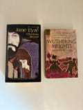 Vintage Jane Eyre & Wuthering Heights Brontë Books 1965 1977 Paperback Classics Lot