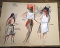 Marybelle Bigelow Original "Fashion in History" Illustrations With Book