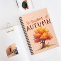 Rustic Autumn Spiral Notebook - Sweet Fall Journal, Creative Book for Students, Seasonal Notetaking, Gift Idea, Rustic Theme