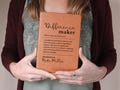 Personalized Difference Maker Journal, Coworker Birthday Gift, Difference Maker Definition Gift, Mentor Appreciation Gift, Leader Gift
