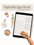 Digital recipe book, notability and goodnotes compatible, iPad recipe organizer, recipe journal
