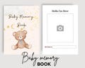 Printable Baby Memory Book | Gender Neutral Baby Memory Book | Pregnancy Book | Baby Photo Album | Newborn Journal | Newborn Gift