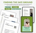Finding Safe Ground Workbook | Healing from Trauma & Identifying Safe Relationships | Digital Emotional Wellness Journal PDF