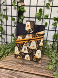 Booksleeve with pocket, with zipper, bookish gift, gifts for booklovers, Moonbeams Sewing, bibliophile gift, booksleeve protector, paperback