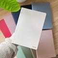 Personalised A5 or B5 Notebook - Hand Stamped Journal - Custom Name Lined Planner - PU Leather Note Pad - Daily organiser - Teacher Planner