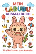 Labubu Coloring Book PDF – Printable Coloring Book – 20 Coloring Pages