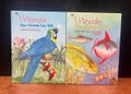 Golden Books I Wonder Birds And Underwater Animals Lot of 2