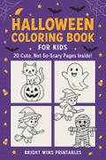 Printable Halloween Coloring Book | Kids’ Digital Coloring Pages | Instant Download