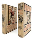2 Books Border Fights and Fighters 1902 & Revolutionary Fights and Fighters 1913 by Cyrus Townsend Brady