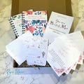 Faith Journal Bundle with Scripture & Reflection Cards, Stickers and Devotional Book | Handmade Christian Gift for Teens, Tweens, and Moms