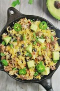 BEST RECIPE For Beef and Rice Burrito Skillet | Printable Recipe Card | Instant PDF Download